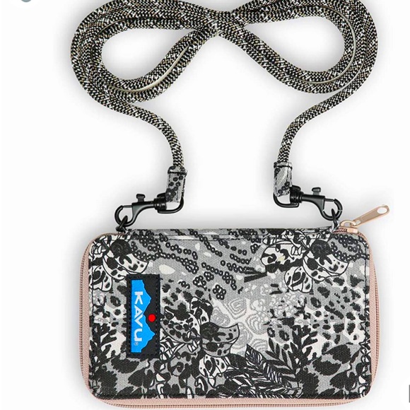 Kavu Bags Kavu Go Time Bifold Crossbody Wallet With Rope Strap